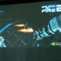 3Dシューティングゲーム「Galaxy on Fire 2」（Optimus PadのHDMI出力より）