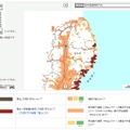 岩手県の復旧サービスエリアマップ（4月30日12時現在）