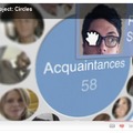 「Circles（サークル）」では文字どおり円環のイメージで友達関係を視覚化している模様（紹介ビデオより）
