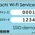 Demachi Wi-Fiサービスカード
