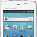 「AQUOS PHONE THE PREMIUM 009SH」ホワイト