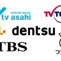 民放キー局5社と電通が協力体制を構築