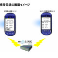 携帯電話からの管理者画面イメージ