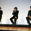 左より、サントリー宣伝部課長・泉田豊氏、脚本・林海象氏、エグゼクティブプロデューサ・大和田廣樹氏