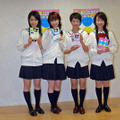 右から黒川智花さん、悠城早矢さん、秋山莉奈さん、東海林愛美さん