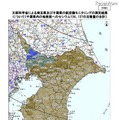 千葉県内の地表面へのセシウム134、137の沈着量の合計