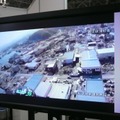 この飛行ロボットは、東北地方の三陸海岸沿いの被害調査にも使われた。映像は防災科学技術研究所からの提供