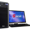 「G-GEAR “マビノギ英雄伝”推奨PC」設置イメージ（ディスプレイ、キーボード、マウスは別売）