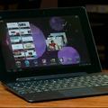 「Asus Eee Pad Transformer Prime」本体とデモ画面