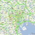 Googleマップ で交通状況を提供開始（写真：PC版）