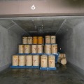 固体廃棄物の保管状況（8棟地下1階 No.6レーン）