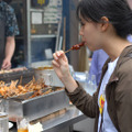 立ち食いの焼き鳥。うめー