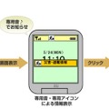 対応端末での画面イメージ（KDDI）