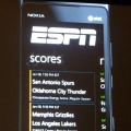 ESPNとCNNがLumia 900向けにアプリを提供。Windows Phoneを意識した統一感のあるUIとなっている