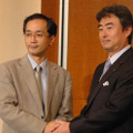 【左】筑波大学大学院 システム情報工学研究科 コンピュータサイエンス専攻 加藤和彦教授【右】インテル代表取締役共同社長 吉田和正氏