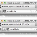 Firefoxの「進む」ボタンは、無効時には表示されないように変更