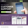 「Desk.com」サイト（画像）