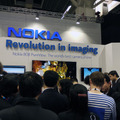ノキアブース内の展示コーナー