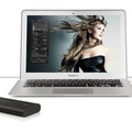 「Elgato Thunderbolt SSD」の利用イメージ（Mac/マウス/Thunderboltケーブルは別売）