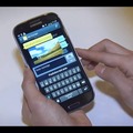 動画を見ながらメール（GALAXY S3）。