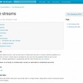 Twitter社のSite Streams API解説ページ