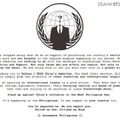 Anonymous Philippinesのメッセージ