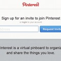 Pinterestの登録は招待制になっており、メールアドレスを登録することで招待が行われる。