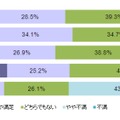 キャリア別：端末ラインアップの満足度