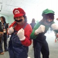 【E3 2012】某有名兄弟など、会場を盛り上げるキャラクターたち  