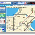 11日朝の渋滞発生状況（南東北、JARTIC）
