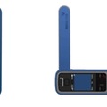 「IsatPhone Pro」端末画像（右はアンテナを立てた状態）