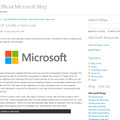 マイクロソフトの公式ブログ