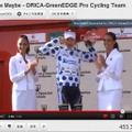 自転車ロードレースチームのオリカ・グリーンエッジ版では、なんとレースの表彰式で「Call Me Maybe」ポーズも