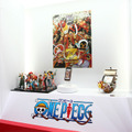 ONE PIECEコラボレーションモデル「N-02E ONE PIECE」の展示コーナー。