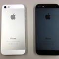 アップル iPhone 5（白：KDDI、黒：ソフトバンクモバイル）