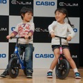 EX-ZR1000の連写性能を試すため、自転車に乗る子供の撮影にも挑戦
