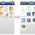 AppBoxからはWebブラウザだけでなく、社内の業務用Webアプリケーションシステムを利用することもできる。