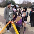 実際に測量を体験