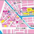 パレードはここで見られる！MAP