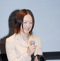 　キヤノンマーケティングジャパン主催の「AIKO with Kiss〜上村愛子写真展」プレス向け内覧会より。