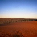 夕日が照らすロマンチックな赤砂漠……シンプソン砂漠 / オーストラリア