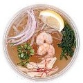 海老と蒸し鶏のフォー（コラーゲン入）