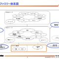 SMILEファミリーの体系。現時点で、連結決算系、資産管理系、勤怠管理系、輸入管理系で5種類が用意されているが、今後もラインナップを増やしていく予定だ