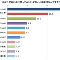 あなたが2013年に使ってみたいタブレット端末はなんですか？