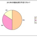 2013年の福袋を買う予定ですか？