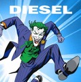 バットマンと敵キャラたちがDIESELのアンダーウェアになって登場