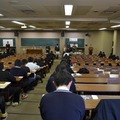 試験開始直前の会場の様子（筑波大学第一試験場）