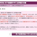 2013年 度難関私立中学入試分析会、日程