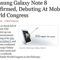 8インチ版「GALAXY Note」の登場を報じる米フォーブスweb版