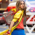 2013年「DKNY」のファッション・アンバサダーとなったカーラ・デルヴィーニュ